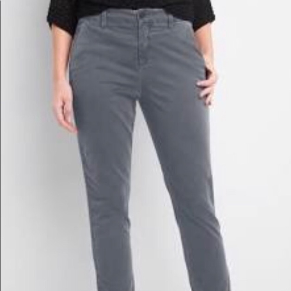 Gap girlfriend chinos Blue/ Gray  size 4.